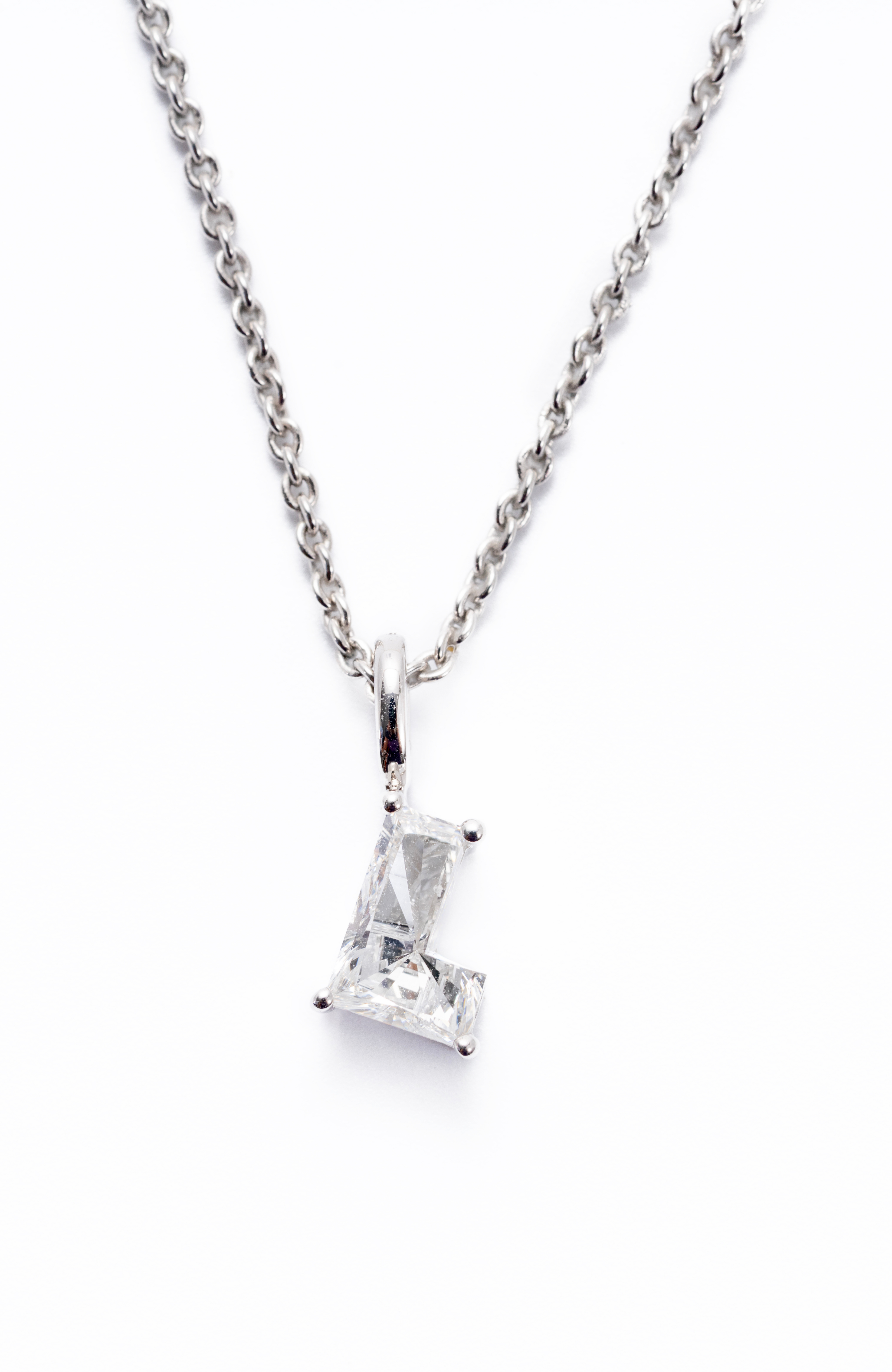 Radiant Asscher-Cut Solitaire Pendant Necklace, CUSTOM